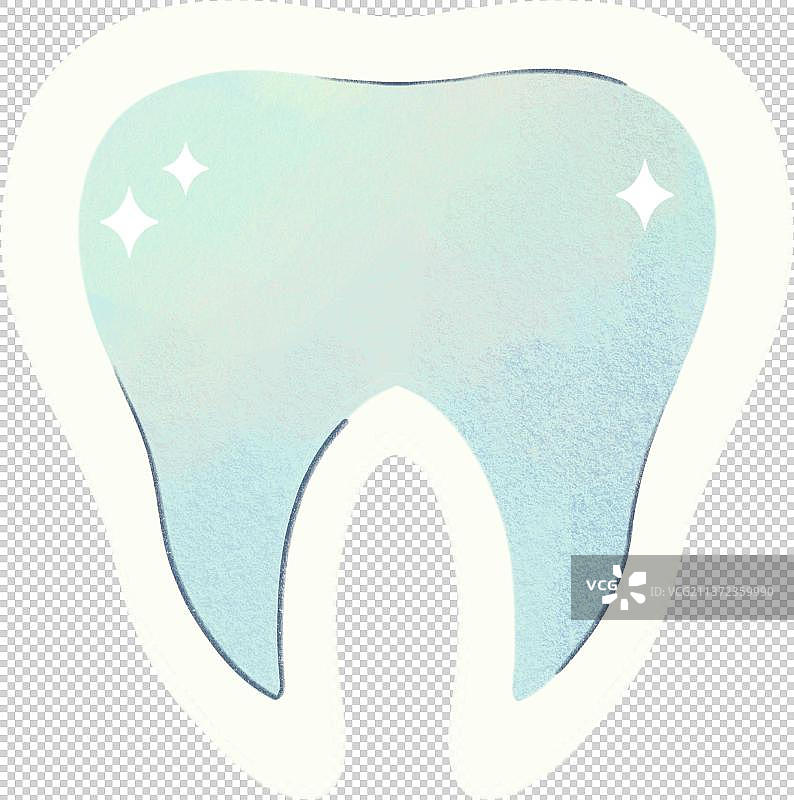 一颗牙齿图片素材