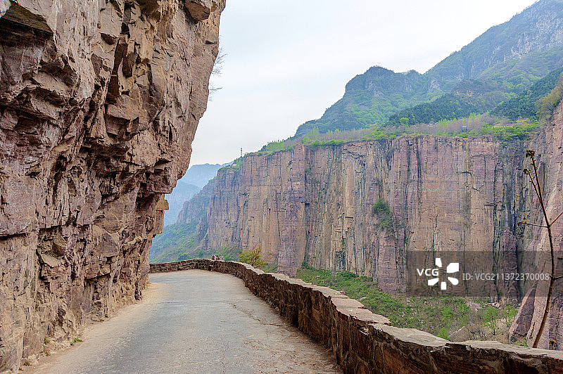 中国河南新乡辉县郭亮挂壁公路图片素材