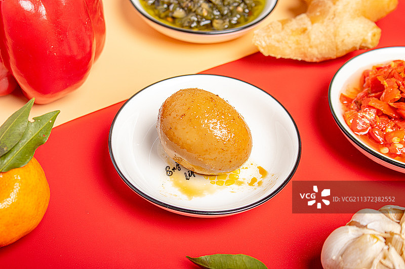 一个卤鸡蛋图片素材