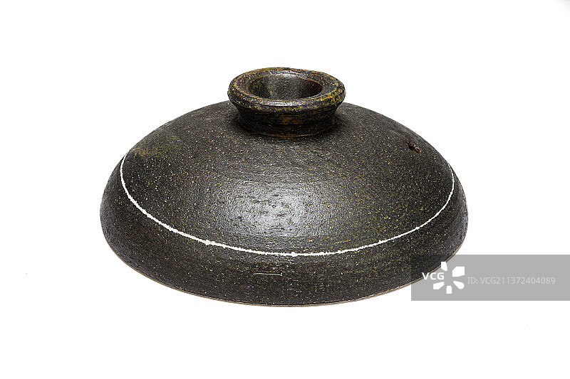 复古砂锅锅盖图片素材