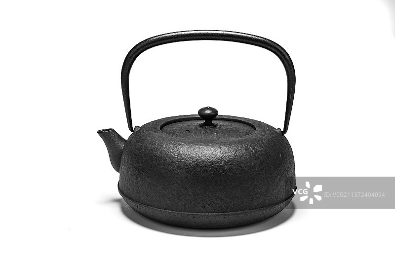 复古铸铁茶壶 图片素材