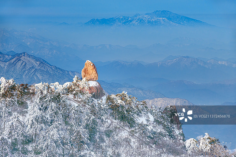 雪黄山3图片素材