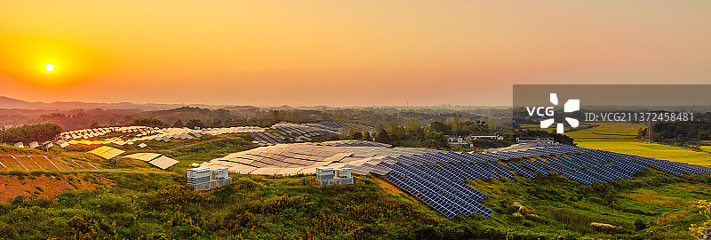 大别山中绿色能源图片素材