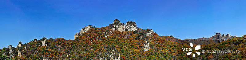 中国辽宁丹东天桥沟秋景图片素材