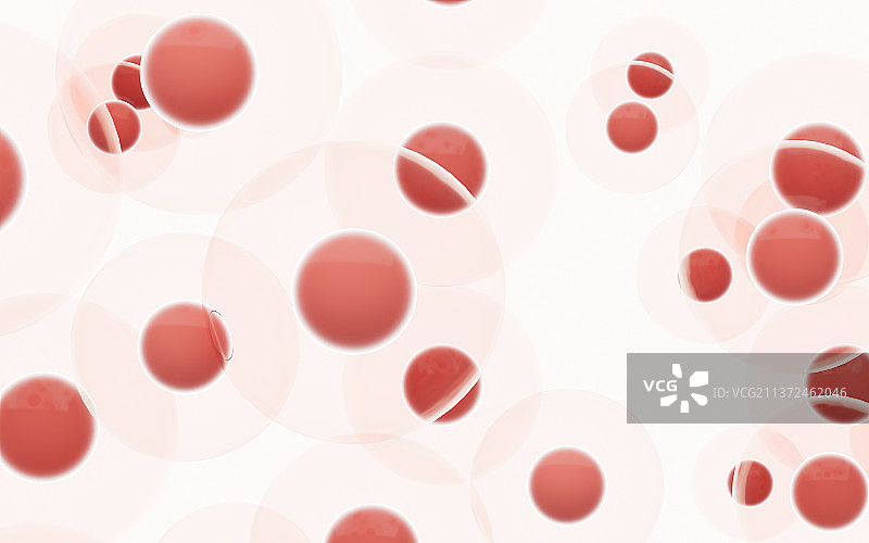 微观的细胞背景3D渲染图片素材