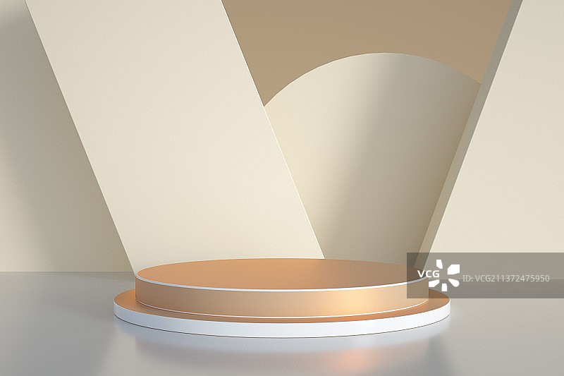 3D渲染抽象电子商务平台商品店铺展台基座底座图片素材