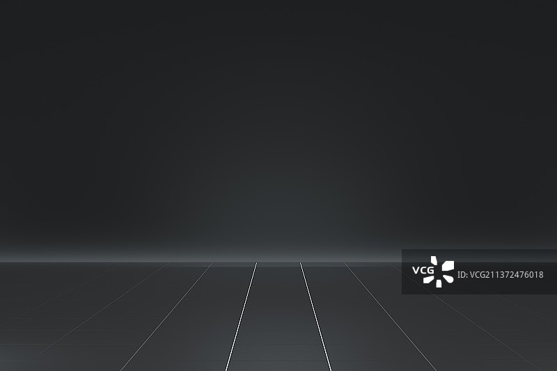 3D渲染光滑平整的空旷室内地面地板图片素材