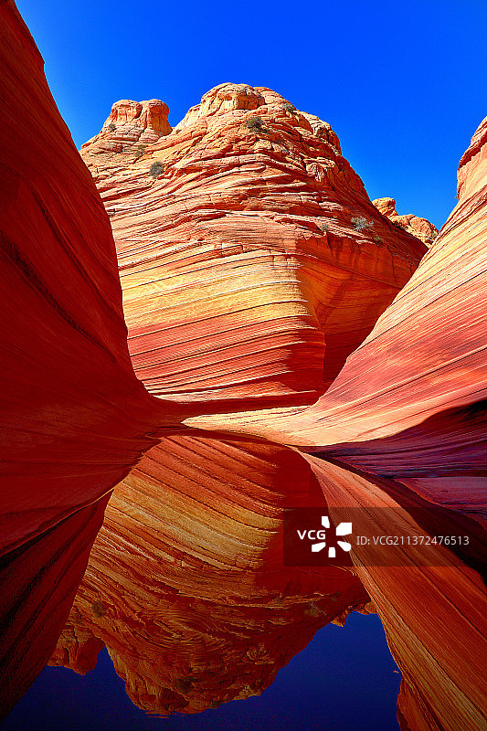 美国波浪谷图片素材