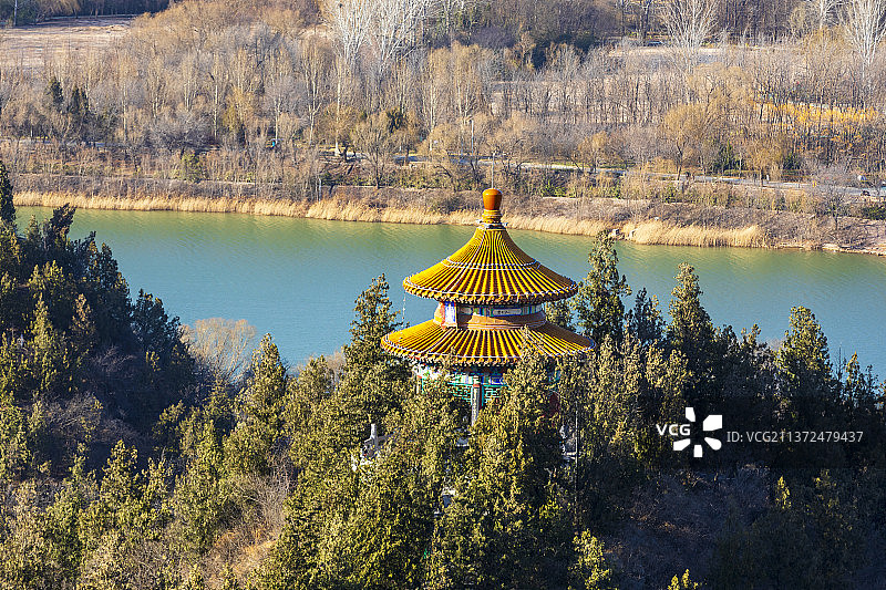 郑州黄河文化公园——开襟亭图片素材