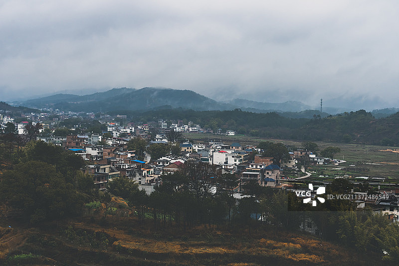 江西赣州于都乡村风景图片素材
