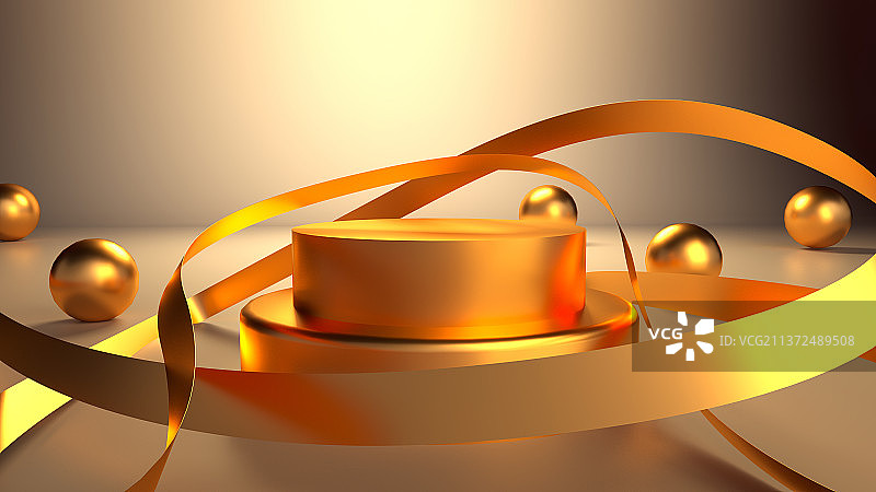 金色创意展台图片素材