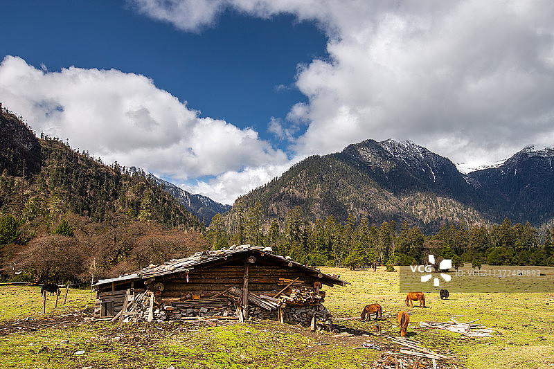南伊沟风景图片素材