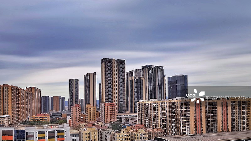 深圳宝安城市建筑风光图片素材