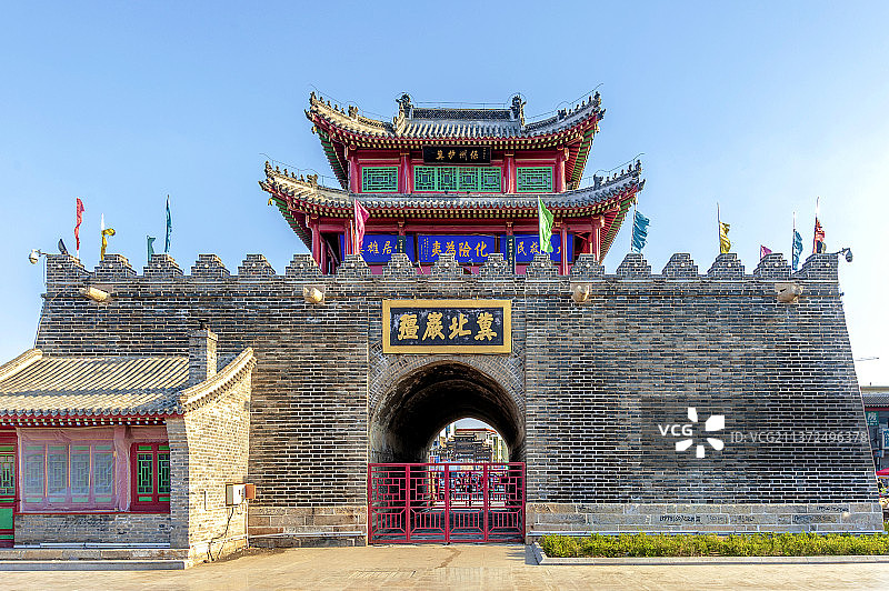 中国辽宁锦州北镇鼓楼图片素材