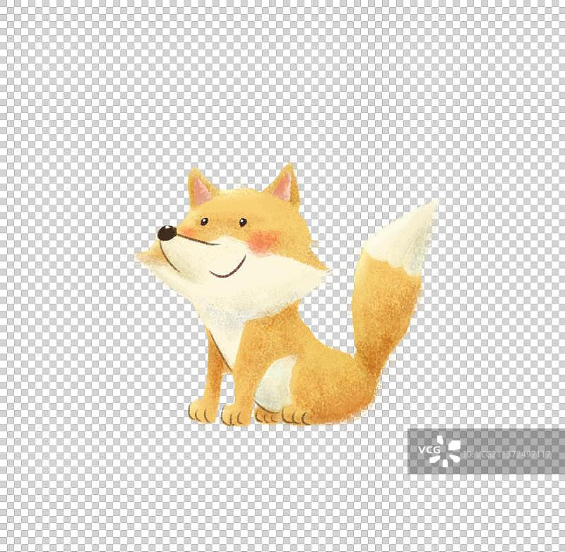 免抠动物素材-小狐狸图片素材