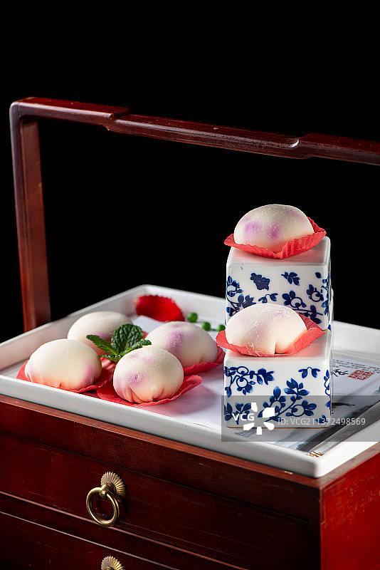 特色雪媚娘图片素材