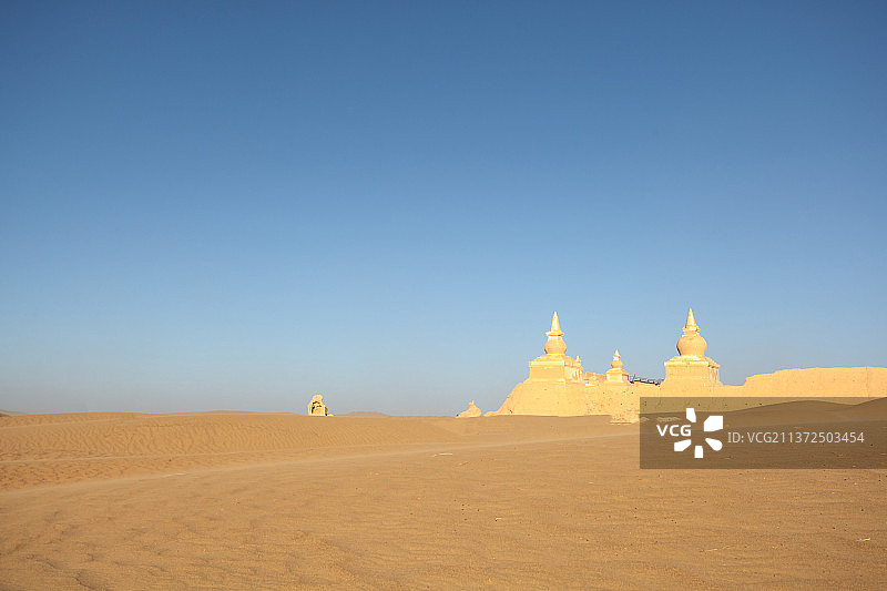 黑水城遗址图片素材