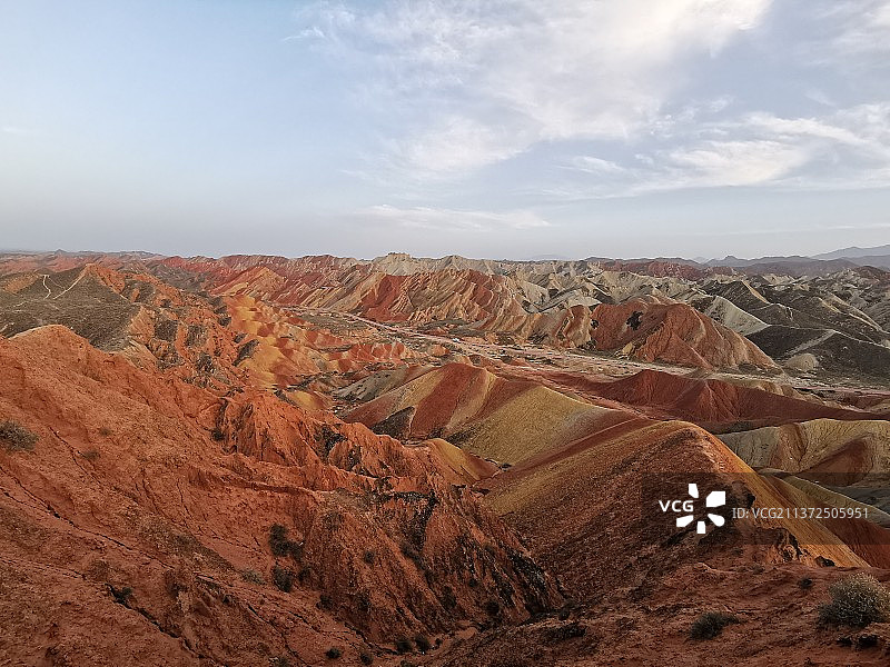 七彩丹霞图片素材