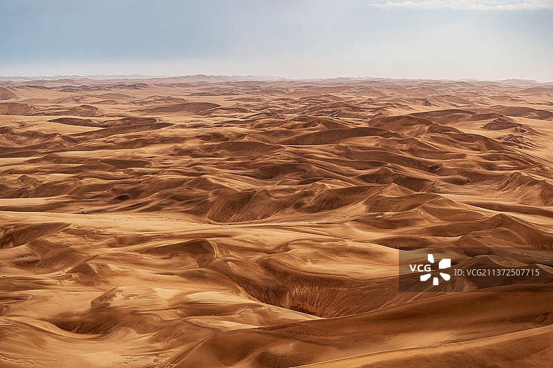 纳米布沙漠鸟瞰图片素材