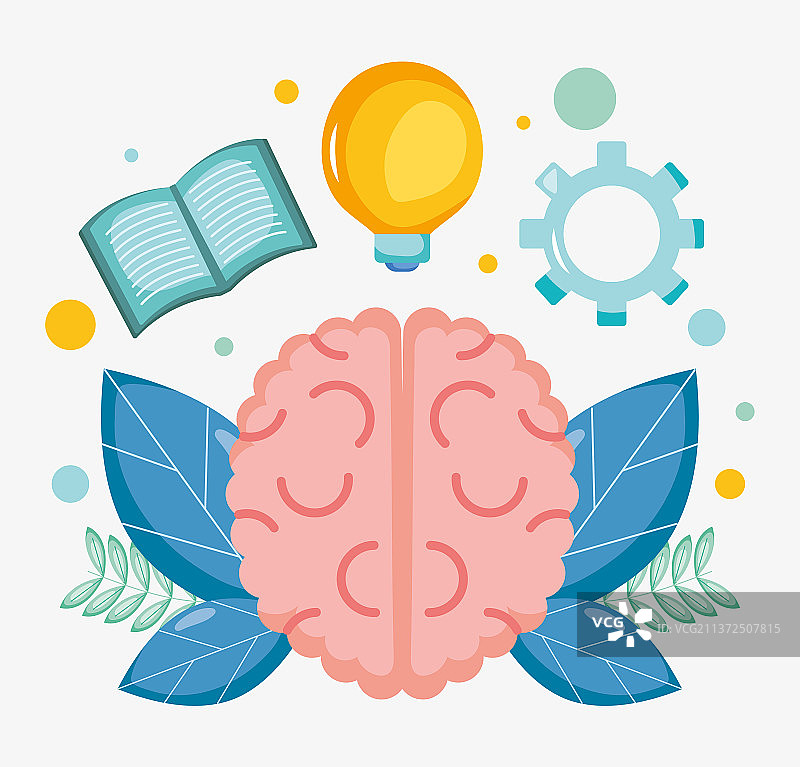 大脑与知识图片素材