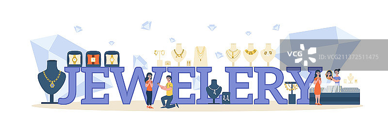 珠宝店构成图片素材