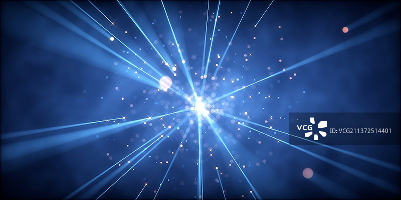 3D渲染的科幻粒子背景图片素材