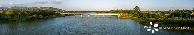 万宁太阳河景色图片素材
