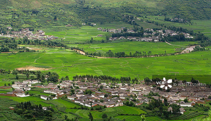 茶马古道上的沙溪古村图片素材