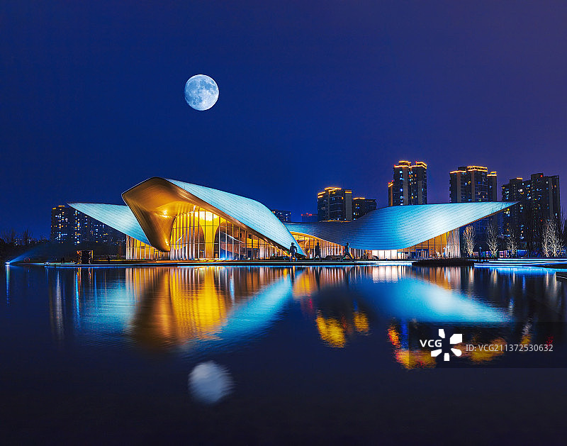 天府艺术中心图片素材