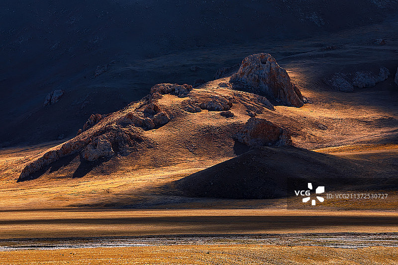 阿里地区札达县自然风光图片素材