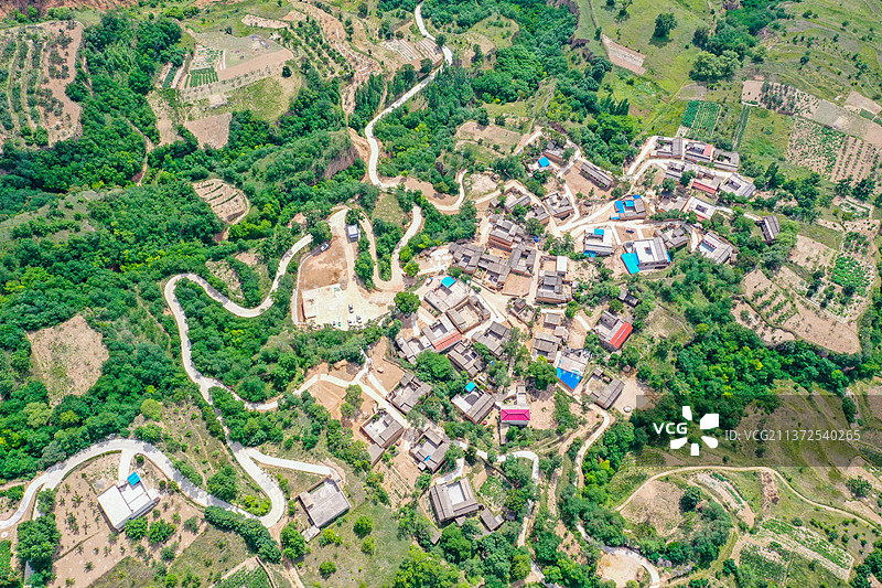 山区村落图片素材