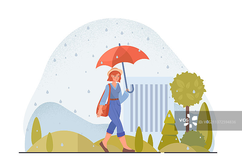 雨天潮湿天气抽象概念图片素材