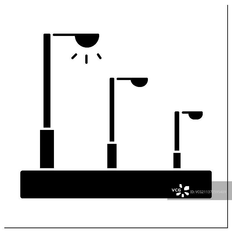 街道照明标志图标图片素材