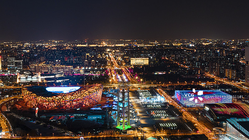 北京奥林匹克核心区中轴线景观图片素材