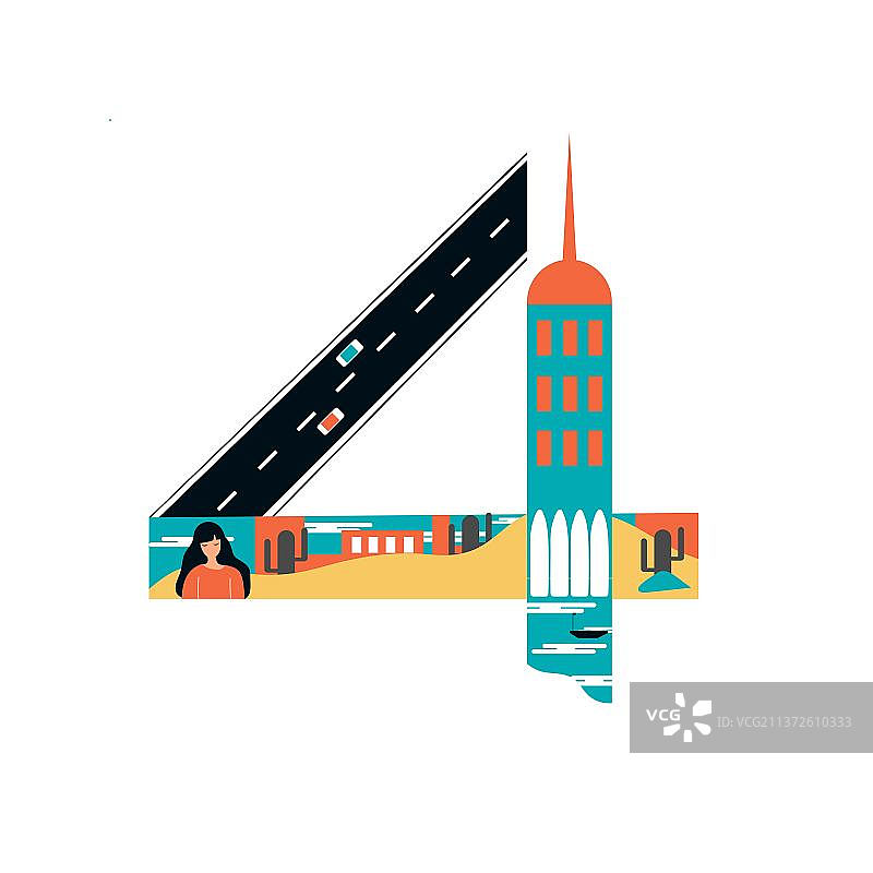 数字插画图片素材