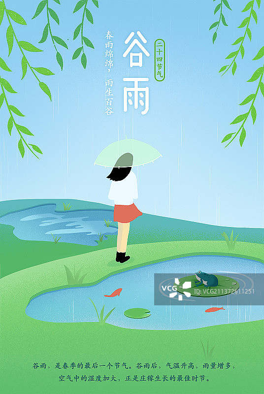 二十四节气谷雨图片素材