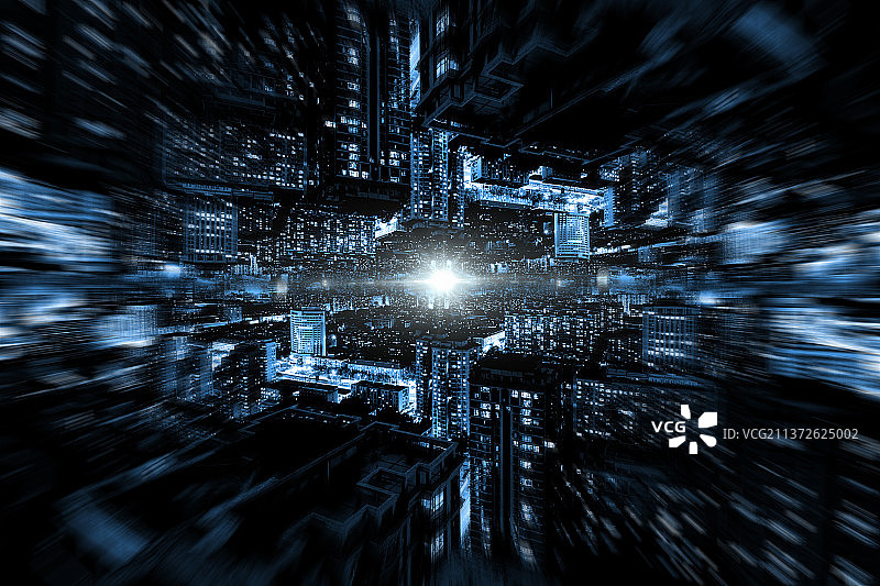 科技概念城市图片素材
