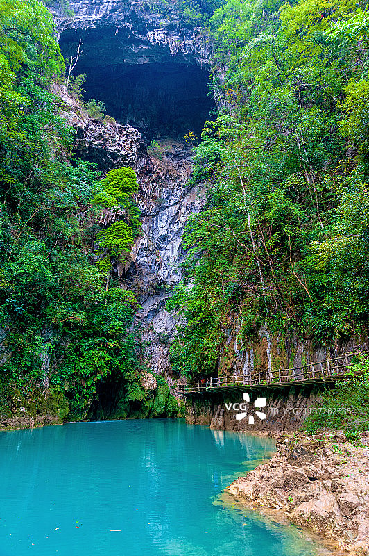 中国贵州黔南大七孔景区图片素材