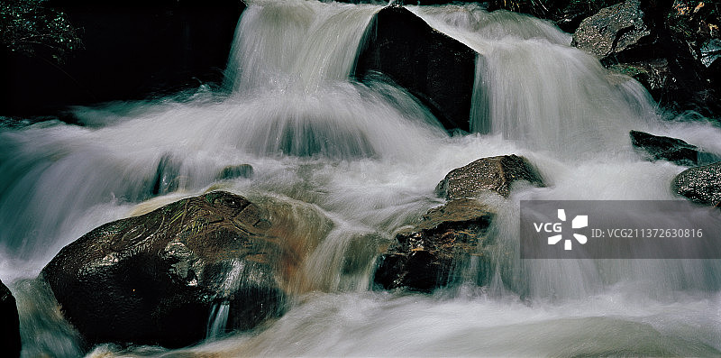 青海，玛尼石，胶片摄影。图片素材