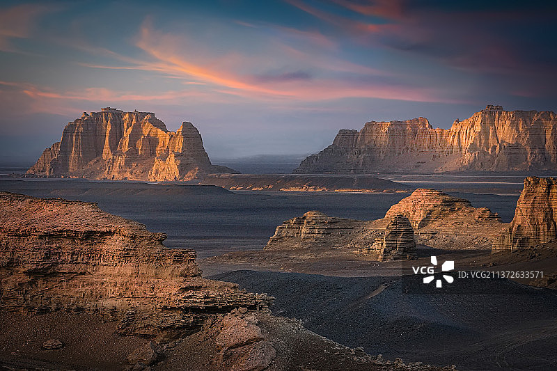 哈密大海道的自然之美图片素材