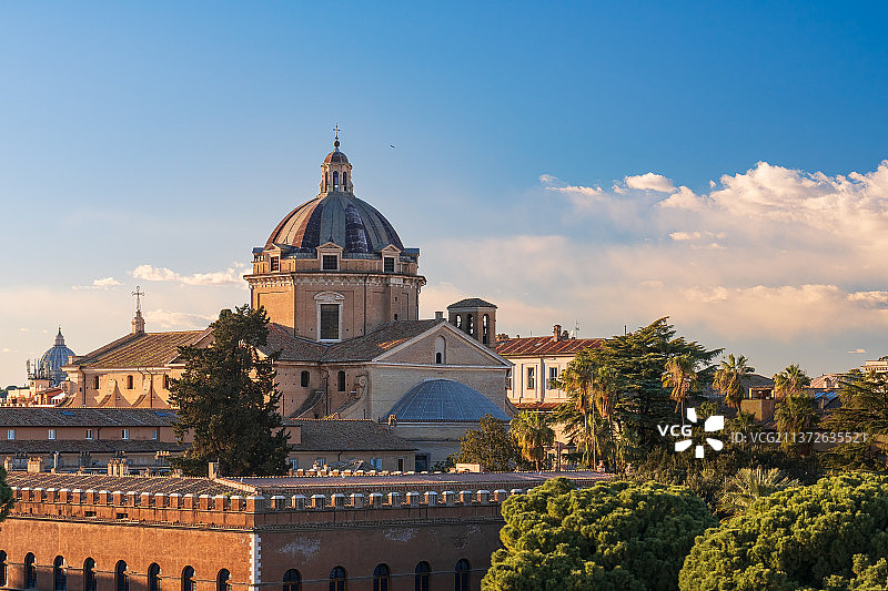 意大利罗马耶稣会教堂图片素材