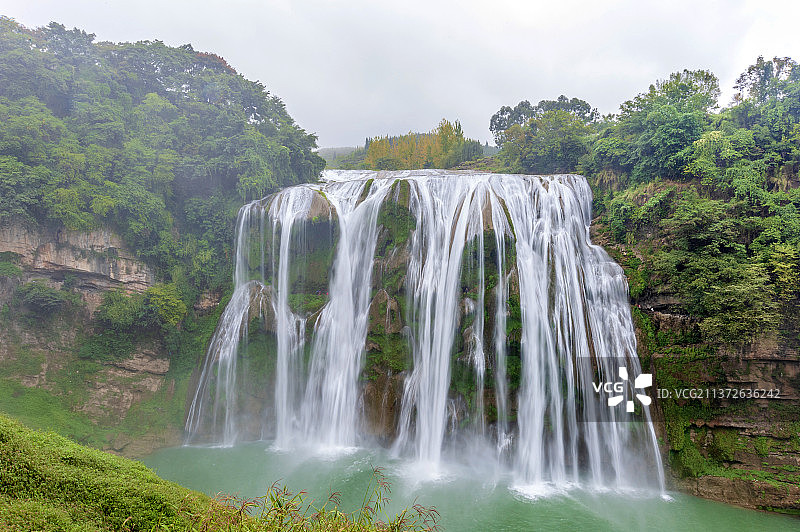 中国贵州安顺黄果树瀑布图片素材