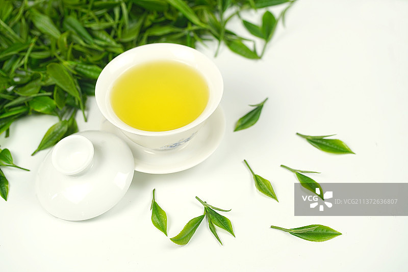 茶叶和茶杯图片素材