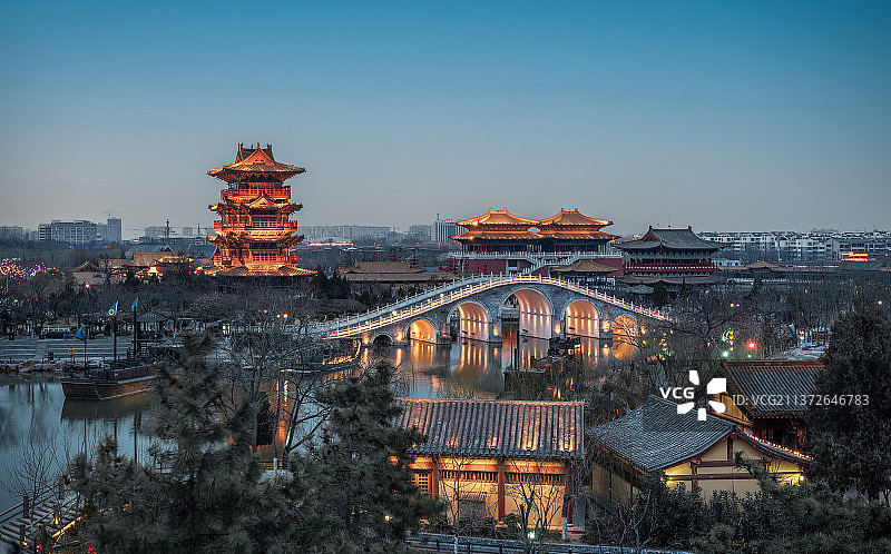 清明上河园图片素材