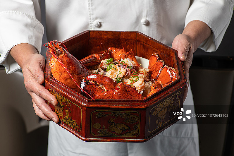 清蒸波士顿龙虾图片素材