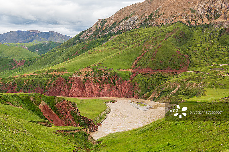 中国西藏那曲比如县高原风光3图片素材