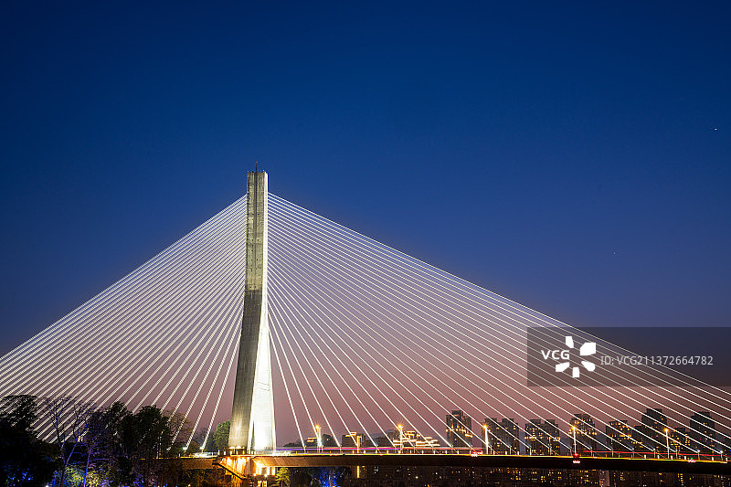 福州沙县州大桥夜景图图片素材