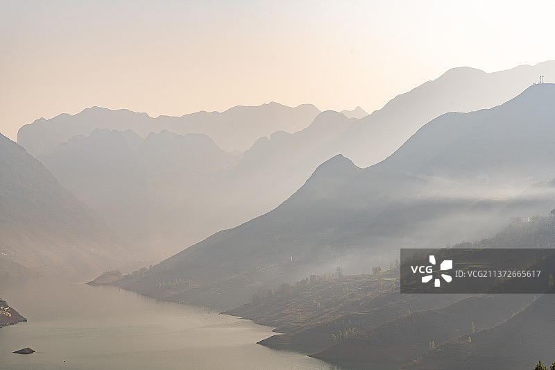 贵州牂牁江风光图片素材