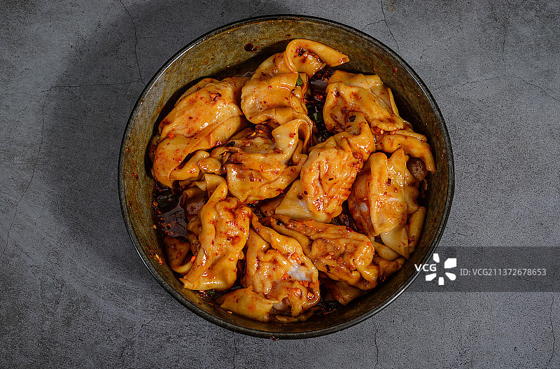 干拌抄手图片素材