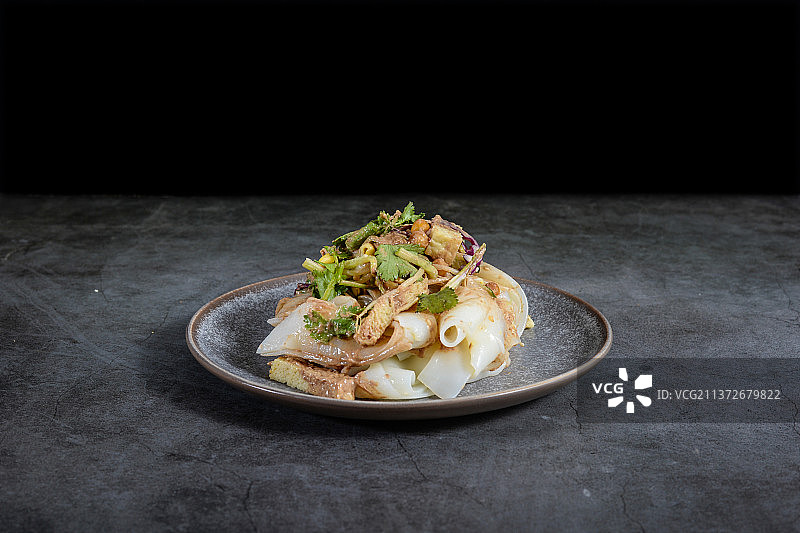 陕西麻酱凉皮图片素材